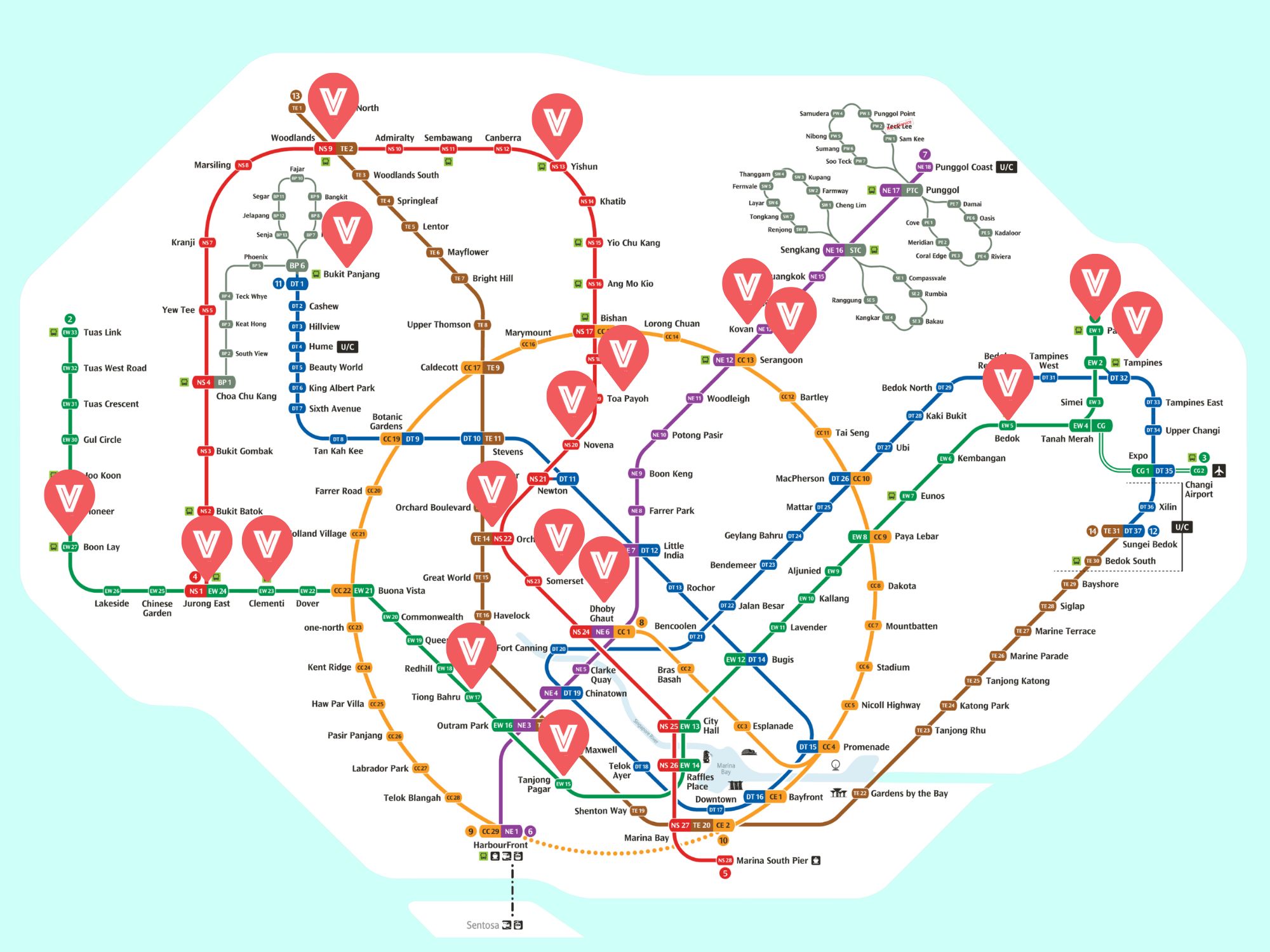V Medical Aesthetics Location Map